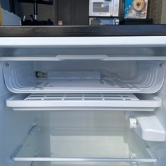 f●■アイリスオーヤマ・ノンフロン冷凍冷蔵庫93L 1ドア 【 IRJD-9A-B】右開き ブラック 小型 一人暮らし 2021年製の画像