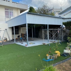 【沖縄全域】カーポート施工／階段・上部スペース・フェンスなど追加...