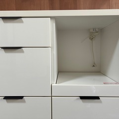 ニトリ キッチンキャビネット コンセント付き
の画像