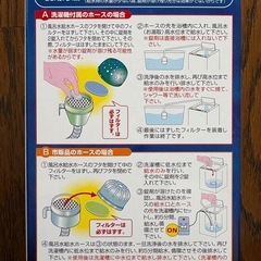 洗濯機の給水ホースクリーナーの画像