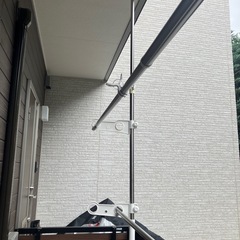 突っ張り　物干し　洗濯物干し　物干し竿受け　の画像