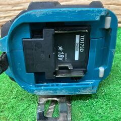 【SIW】makita マキタ TD173DZ 青 18V充電式インパクトドライバ 本体のみ【中古動作品】の画像
