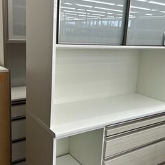 ★リユースのサカイ千葉中央店★ NITORI レンジボード ホワイト H200×D48×W121 クリーニング済み TC5003の画像