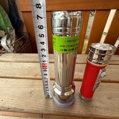 東芝 60年代　昭和　未使用 懐中電灯 2個セット　レトロ　レトロポップの画像