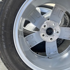 【美品】フォルクスワーゲン 純正 アルミホイール スタッドレス シャラン パサートオールトラック 215/55R17 17インチ の画像