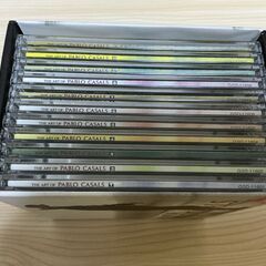 １０００円カザルスの芸術 PABLO CASALS のチェロソナタの他に協奏曲、ピアノ三重奏曲、などCD10枚組に特典版1枚付いています。の画像