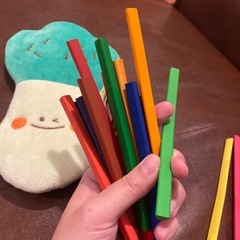【お取引中】クーピーペン（汚れないクレヨン）ペンケース付きの画像