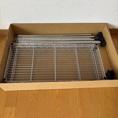 スチールラック2台の画像