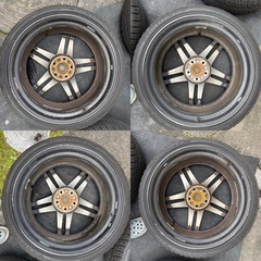 WORK グノーシス GR205 20インチ　8.5J +38 9.5J +48 PCD114.3 4本セット　225/35ZR20 245/35ZR20 レクサス GS使用の画像
