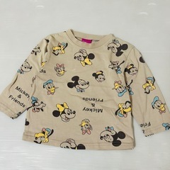 【Disney・４点セット】ミニーマウストップスとボトムスセット　コーデ売 90の画像