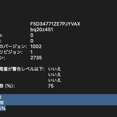 【現状品】MacBook Air（M1,2020）256GB/16GB〈MGN63J/A〉⑥の画像