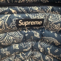 Supreme ペイズリー柄 ダウンジャケット XLの画像