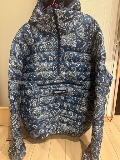 Supreme ペイズリー柄 ダウンジャケット XL