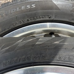 18インチ　7.5J+38 PCD114.3 TMWテクノモーターワークスCE16 おまけタイヤBS VRX2 235/50R18 アルヴェル　エルグランド　ドレスアップ等の画像