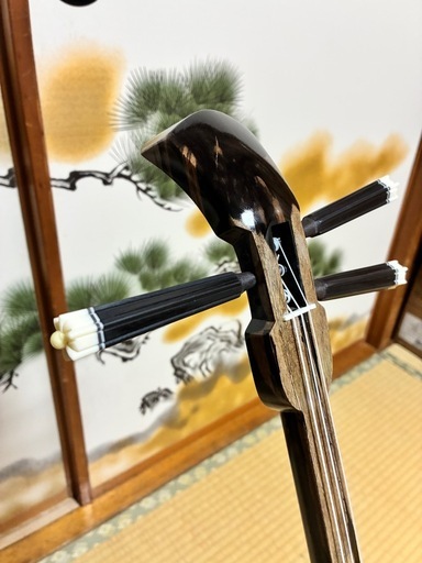 1月２日終了！沖縄三線　本島産クルチ(黒木) ユナー！与那城型　本皮一枚張り⑥値下げしました！こちらの商品150000円になります！！