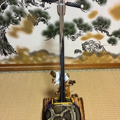 沖縄三線　本島産クルチ(黒木) ユナー！与那城型　本皮一枚張り⑥こちらの商品160000円になります！！の画像