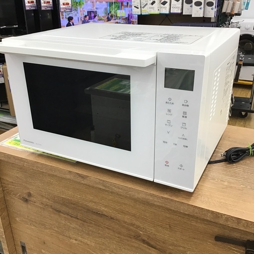 #J-46【ご来店頂ける方限定】Panasonicのフラットオーブンレンジです