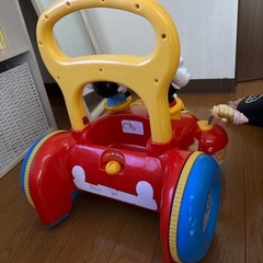 ディズニー手押し車 歩行器の画像