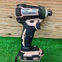 【SIW】makita マキタ TD136DZP ピンク 14.4V充電式インパクトドライバ 本体のみ【中古動作品】の画像