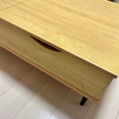 ニトリ　収納　テーブルの画像