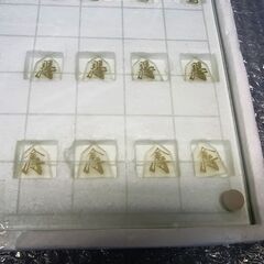 ガラス製　将棋盤　中古品の画像