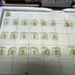 ガラス製　将棋盤　中古品の画像