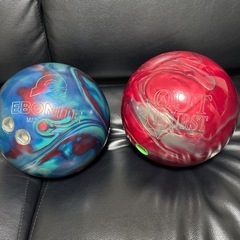 EBONITE（エボナイト）製「MADE IN USA」と、OUTBURST（アウトバースト）の2個セットの画像