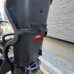 ⭕️美品⭕️20インチ  安定したロング自転車⭕️安全装備のOGKチャイルドシート付きの画像