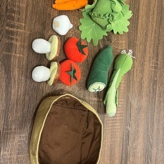 IKEAの布製野菜セットの画像
