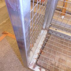 577＞　完成品アイアンシェルフ　（棚は付いていません）カラー：グレー※全3色の画像