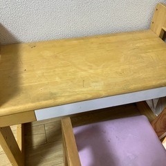 キッズデスク チェア セットの画像