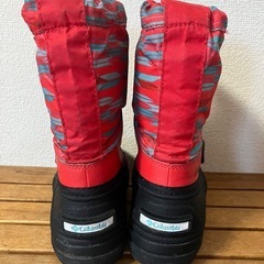 Columbia 防水スノーブーツ 赤　17㎝の画像