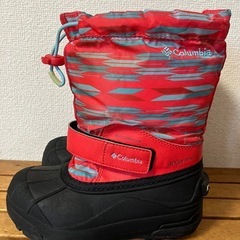 Columbia 防水スノーブーツ 赤　17㎝の画像