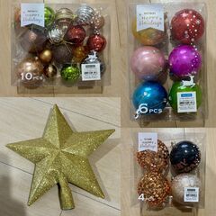 ニトリ クリスマスツリー 90cm オーナメント・ライト付きセット 🎄の画像