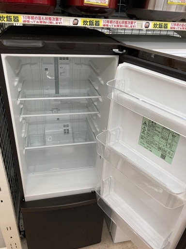 ?2023年式?Panasonic パナソニック?168L冷蔵庫?節電切替スイッチ?静音設計?NR-B17HW-T?6797