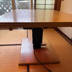 昇降式布団レスヒーターこたつの画像