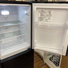 【ジャングルジャングル守口店】冷蔵庫　ニトリ　NTR-140BK　2024年製　幅49.5cm 奥行55cm 高さ125cmの画像