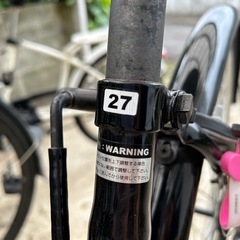 27inch自転車ブラックの画像