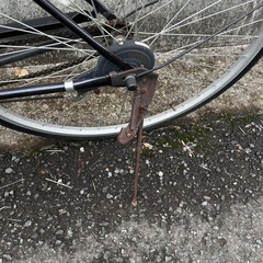 27inch自転車ブラックの画像