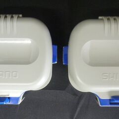 shimano・シマノ/サーモベイト/餌入れ2点まとめ売り/渓流・海/程度良品・中古品・現状渡しの画像