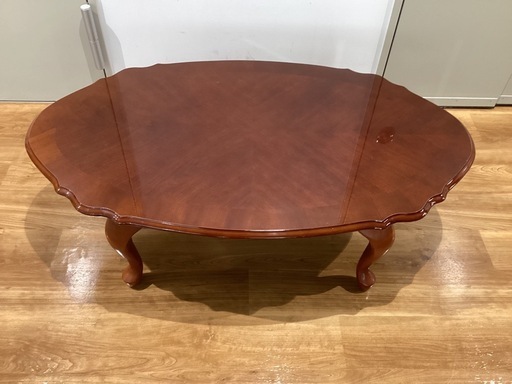 猫脚センターテーブル【町田市再生家具】252076