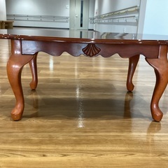 猫脚センターテーブル【町田市再生家具】252076の画像