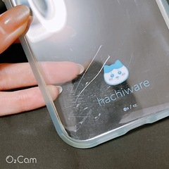 ハチワレ　スマホケースの画像