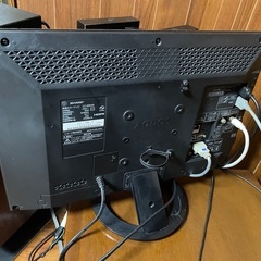 SHARP 22インチ液晶テレビの画像