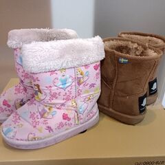 女の子冬靴＆長靴＆スリッパ全8足の画像