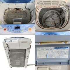 不動品｜TOSHIBA 全自動乾燥機付き洗濯機 INVERTER DD｜AW-D802V5(H)｜8.0kg｜乾燥機｜2003年製｜要修理｜部品取りの画像