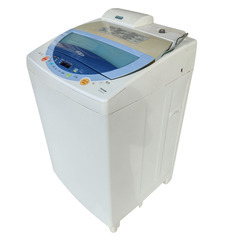 不動品｜TOSHIBA 全自動乾燥機付き洗濯機 INVERTER DD｜AW-D802V5(H)｜8.0kg｜乾燥機｜2003年製｜要修理｜部品取りの画像