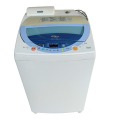 不動品｜TOSHIBA 全自動乾燥機付き洗濯機 INVERTER DD｜AW-D802V5(H)｜8.0kg｜乾燥機｜2003年製｜要修理｜部品取りの画像