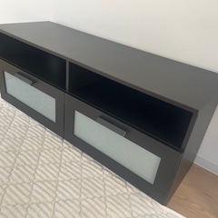 IKEAテレビ台　ブラック　の画像