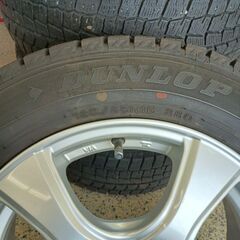 ﾊﾞﾘ溝 185/65R15 ダンロップ WINTER MAXX 02 2024年製＋Violentoホイール｜フリード適合の画像